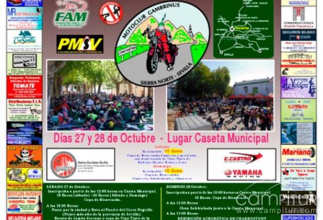 Constantina acoge la VIII Concentración Motera “Gambrinus 2012” 